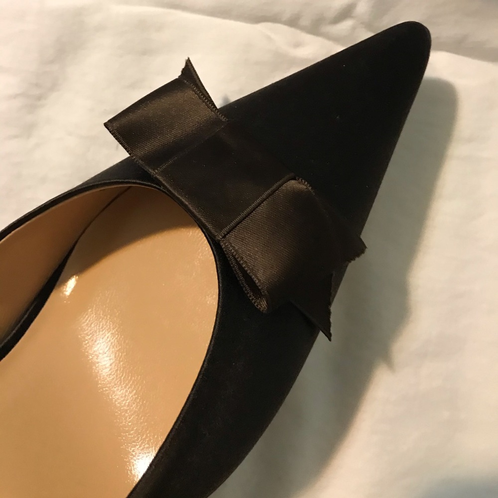J Crew Expresso Satin Sling Back